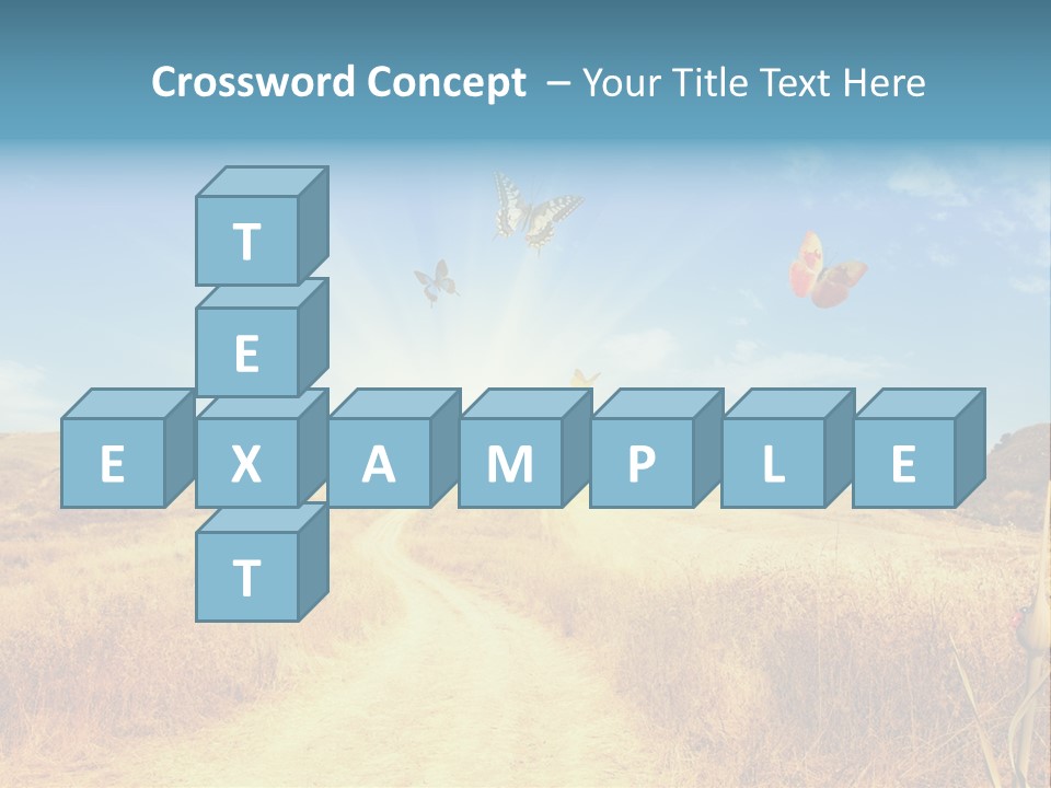 Seed Wheat Sundown PowerPoint Template