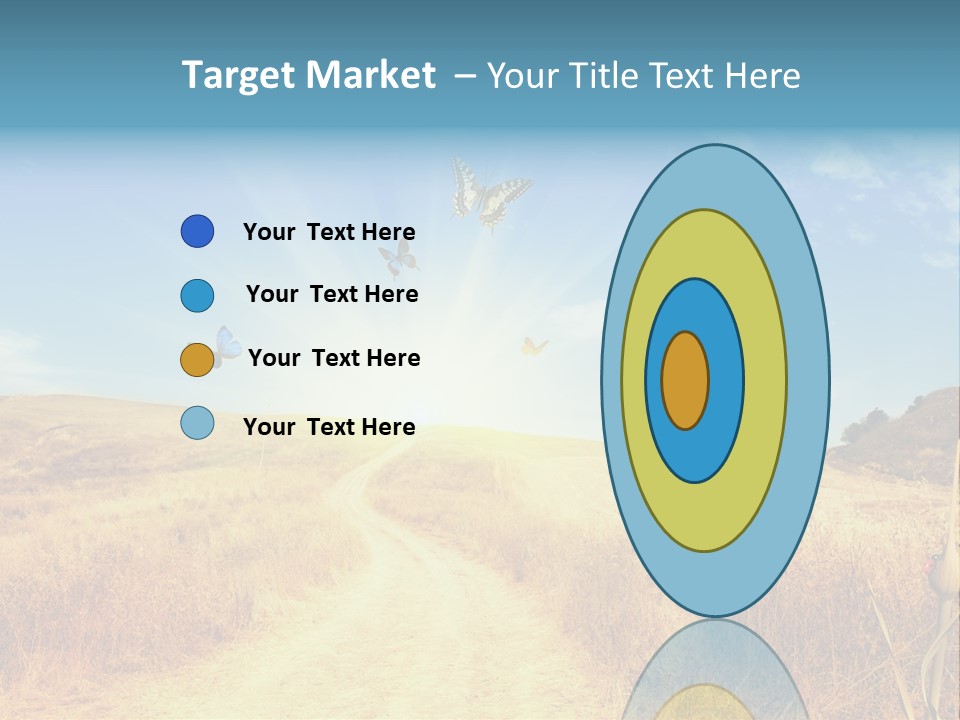 Seed Wheat Sundown PowerPoint Template