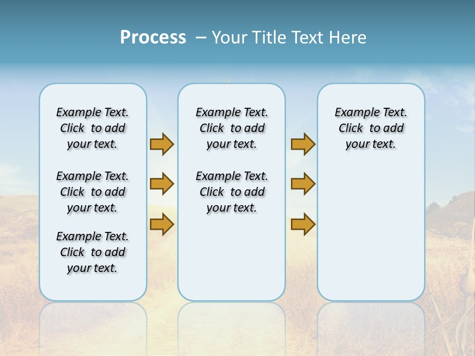 Seed Wheat Sundown PowerPoint Template