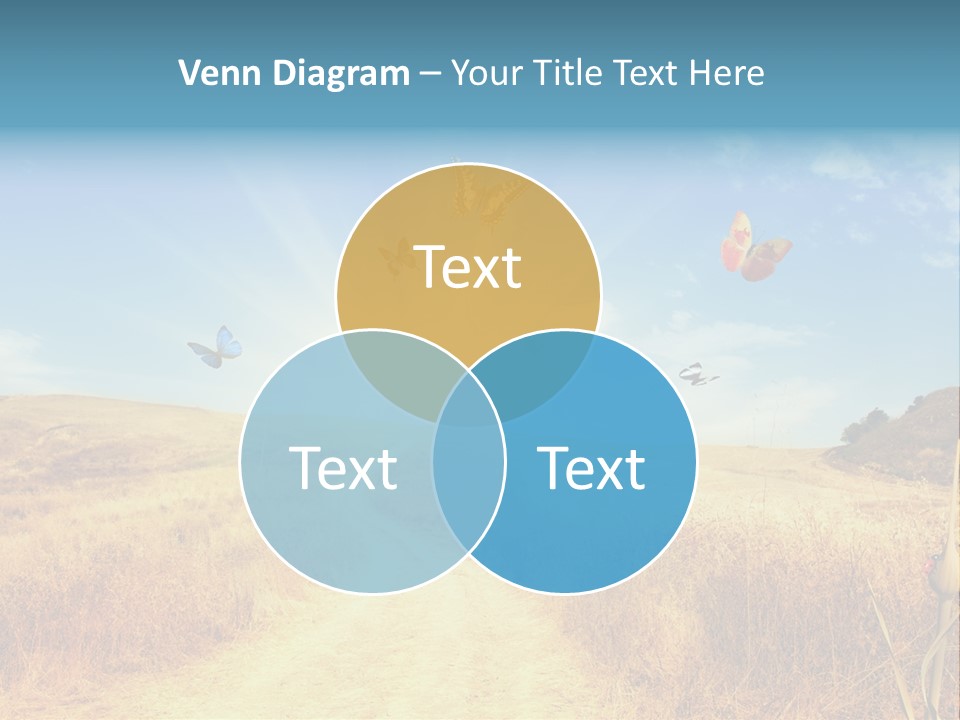 Seed Wheat Sundown PowerPoint Template