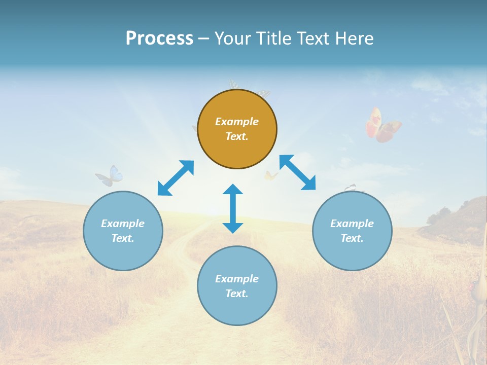 Seed Wheat Sundown PowerPoint Template