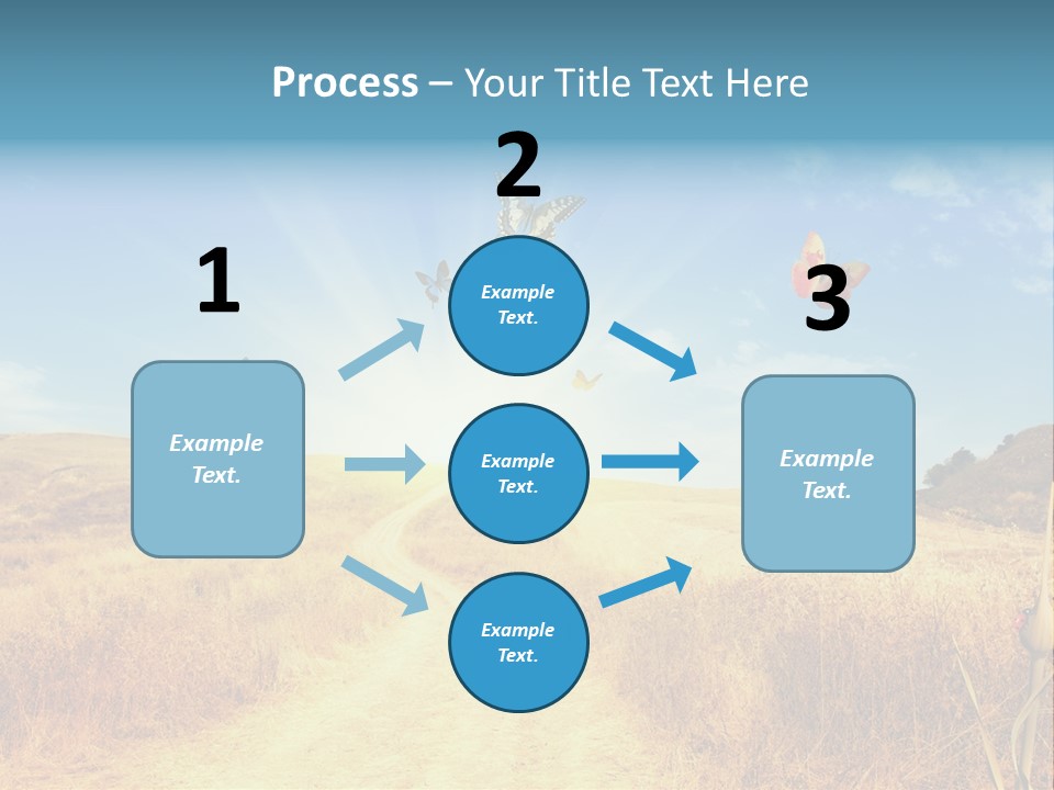 Seed Wheat Sundown PowerPoint Template