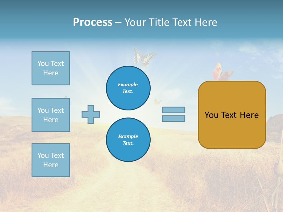 Seed Wheat Sundown PowerPoint Template