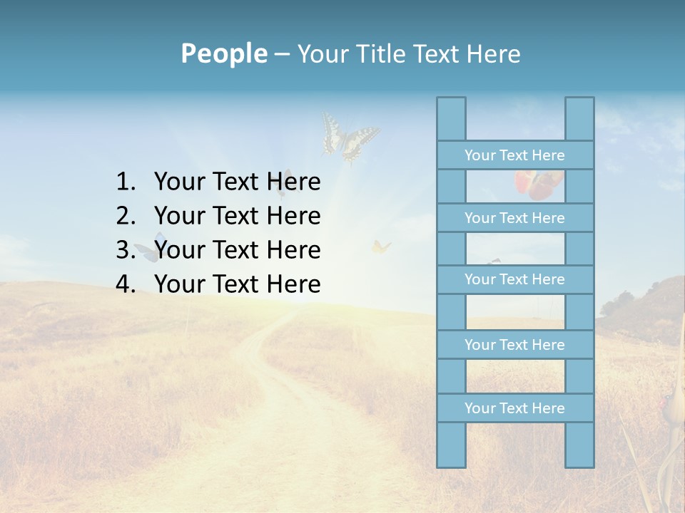 Seed Wheat Sundown PowerPoint Template