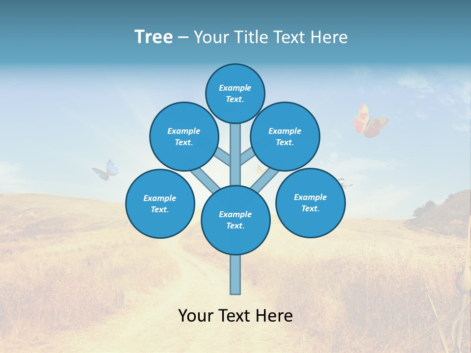 Seed Wheat Sundown PowerPoint Template