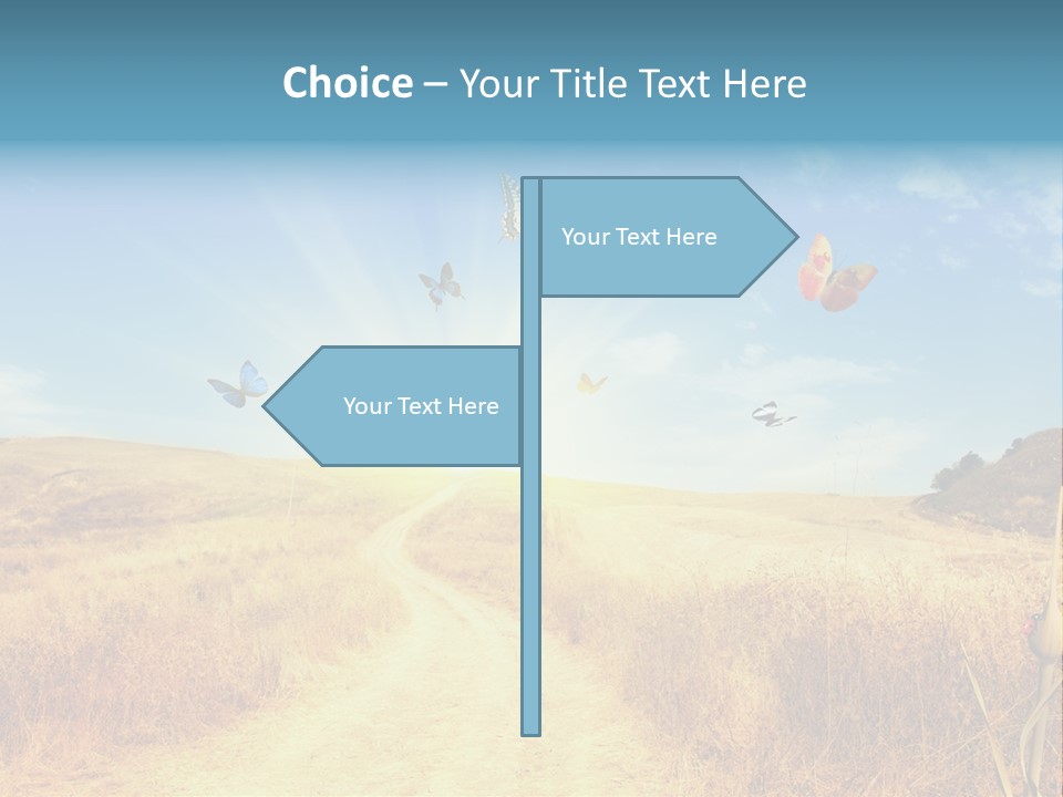 Seed Wheat Sundown PowerPoint Template