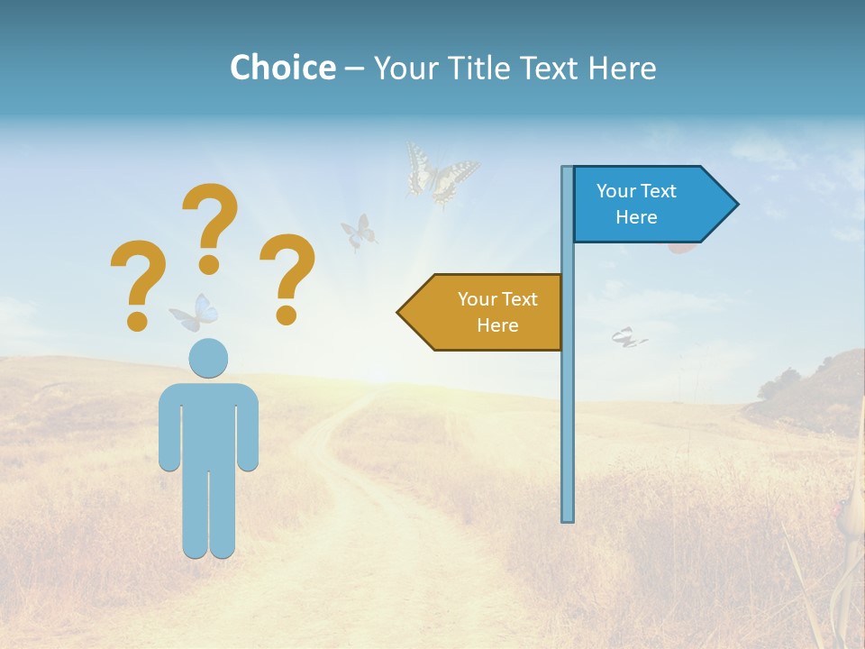 Seed Wheat Sundown PowerPoint Template