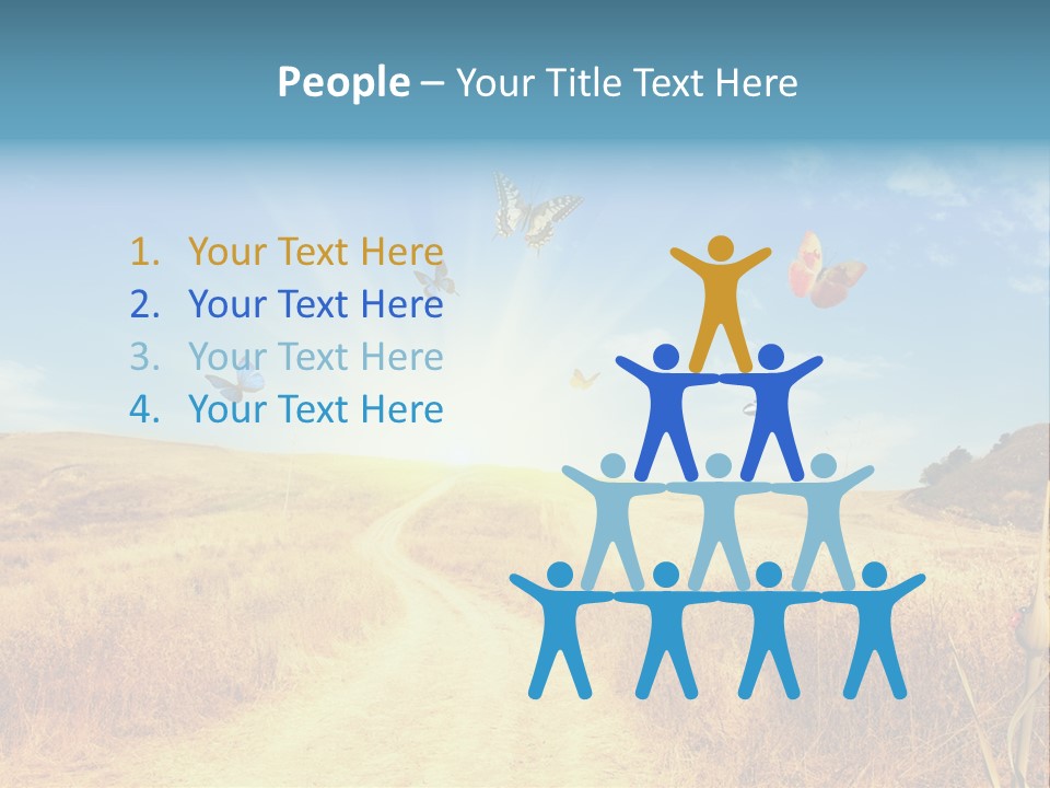 Seed Wheat Sundown PowerPoint Template