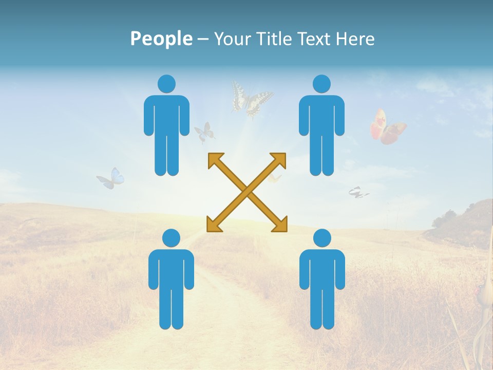 Seed Wheat Sundown PowerPoint Template