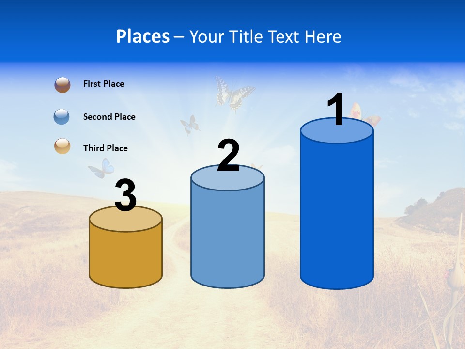 Sunset Farm Plant PowerPoint Template