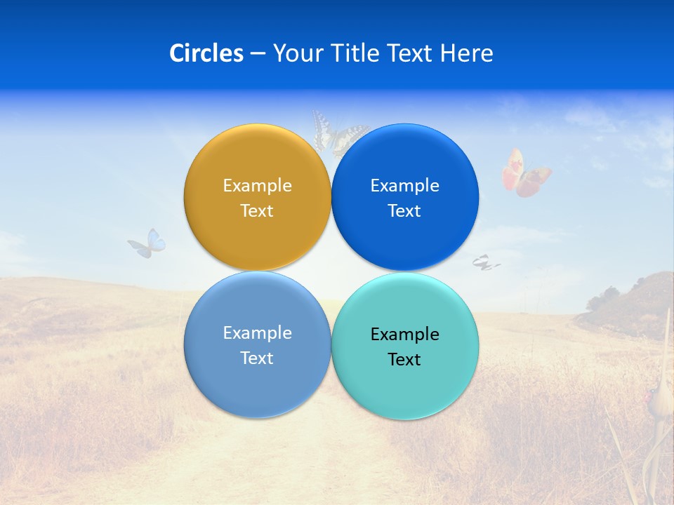 Sunset Farm Plant PowerPoint Template