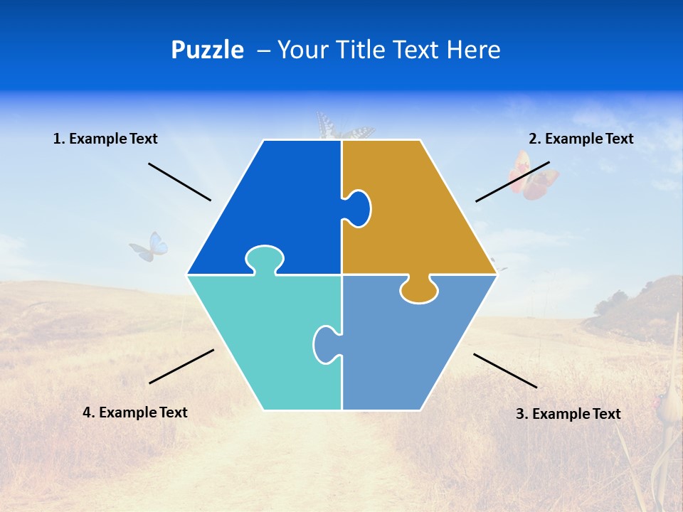 Sunset Farm Plant PowerPoint Template