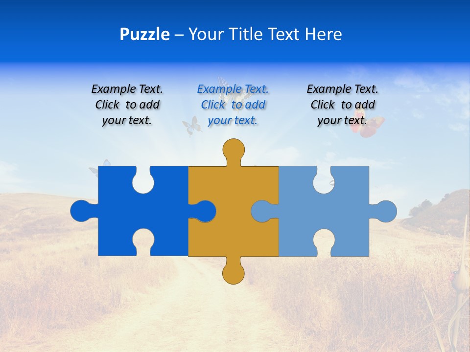 Sunset Farm Plant PowerPoint Template