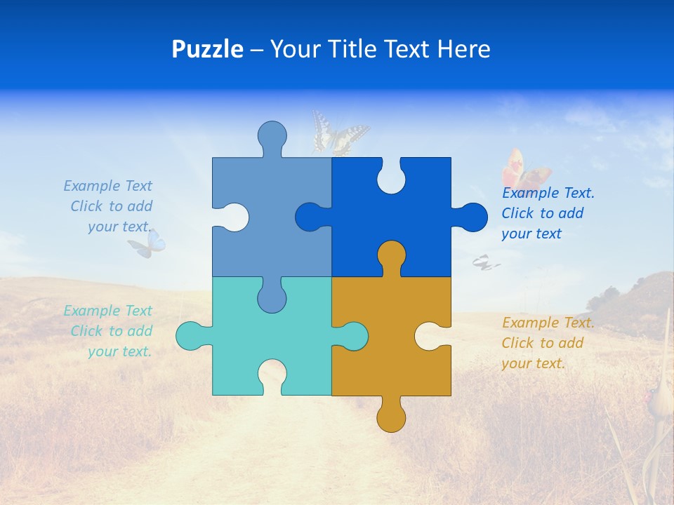 Sunset Farm Plant PowerPoint Template