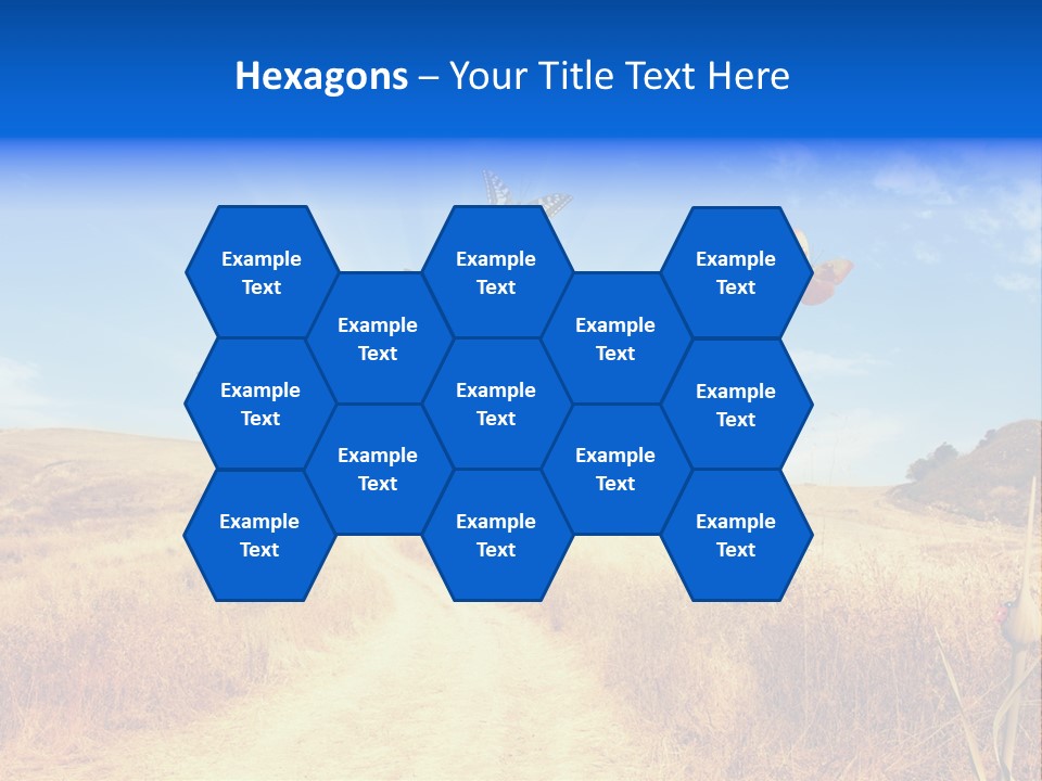 Sunset Farm Plant PowerPoint Template