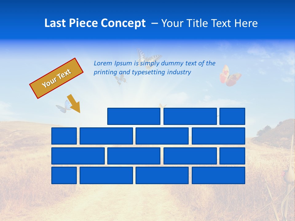 Sunset Farm Plant PowerPoint Template