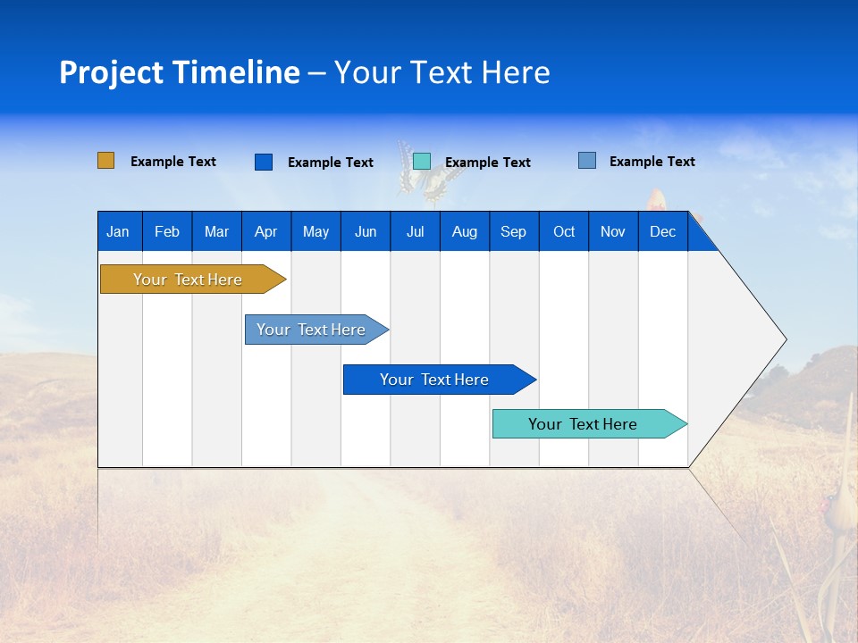 Sunset Farm Plant PowerPoint Template