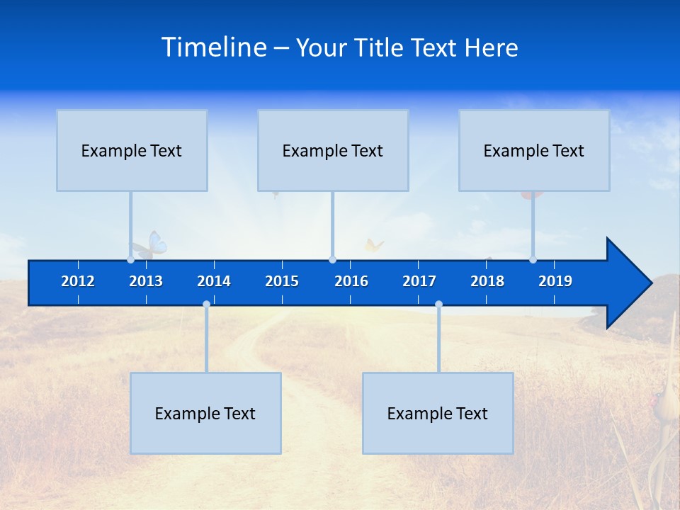 Sunset Farm Plant PowerPoint Template