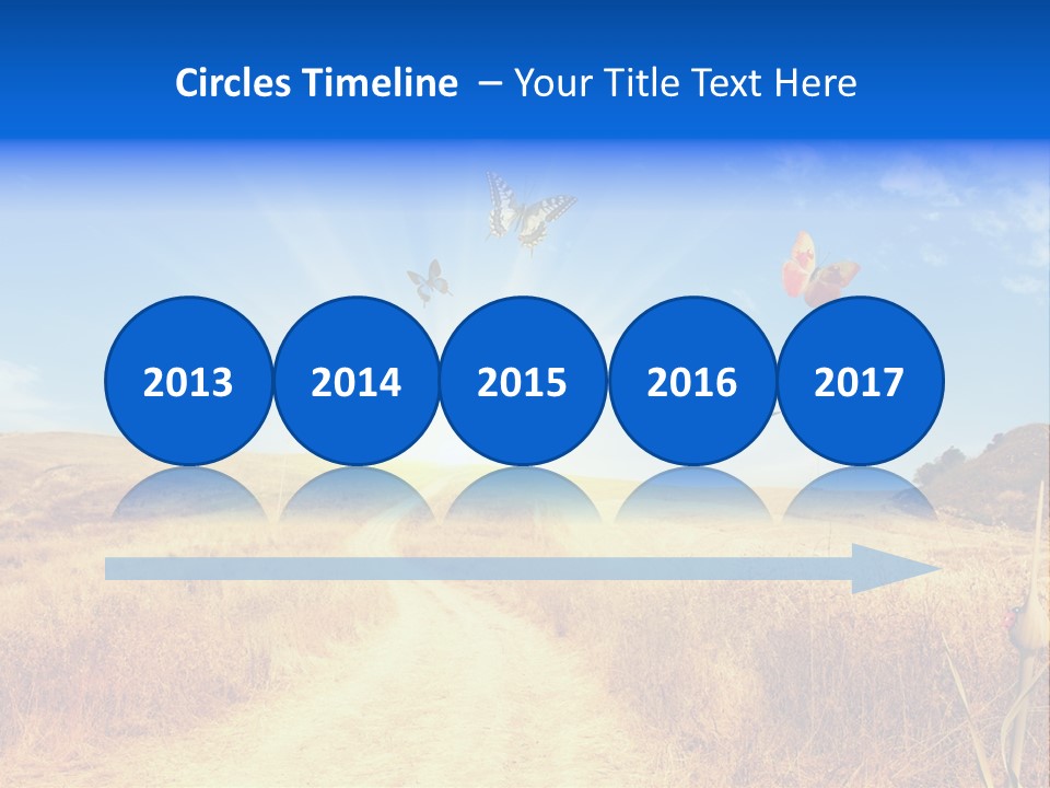 Sunset Farm Plant PowerPoint Template