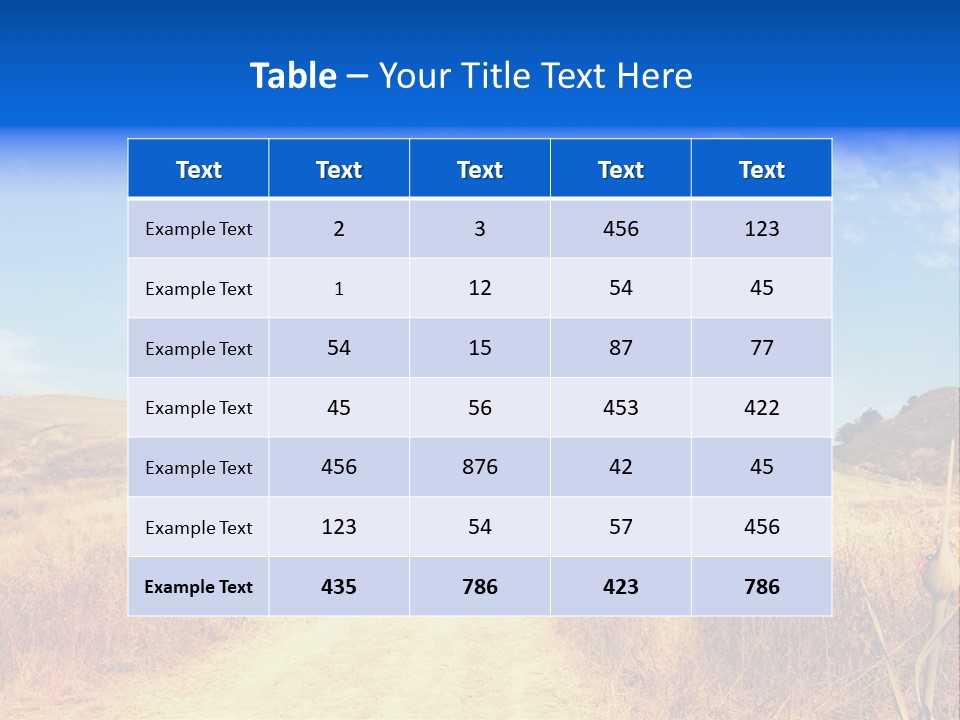 Sunset Farm Plant PowerPoint Template