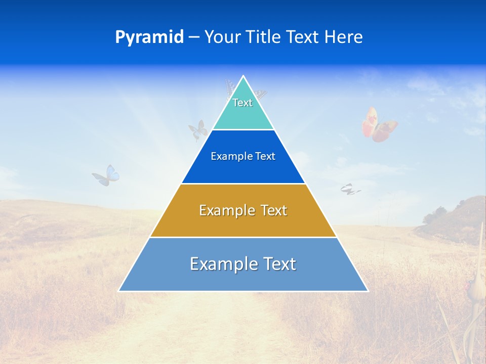 Sunset Farm Plant PowerPoint Template