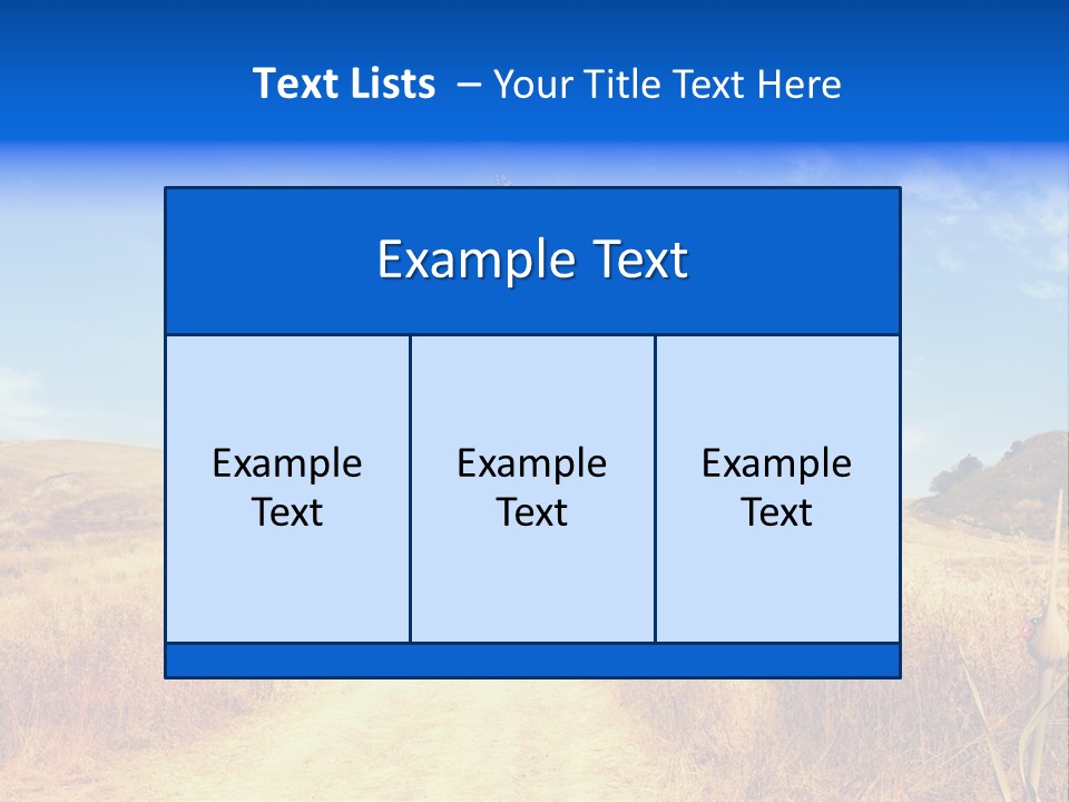 Sunset Farm Plant PowerPoint Template