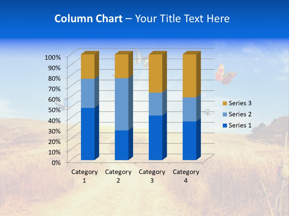 Sunset Farm Plant PowerPoint Template