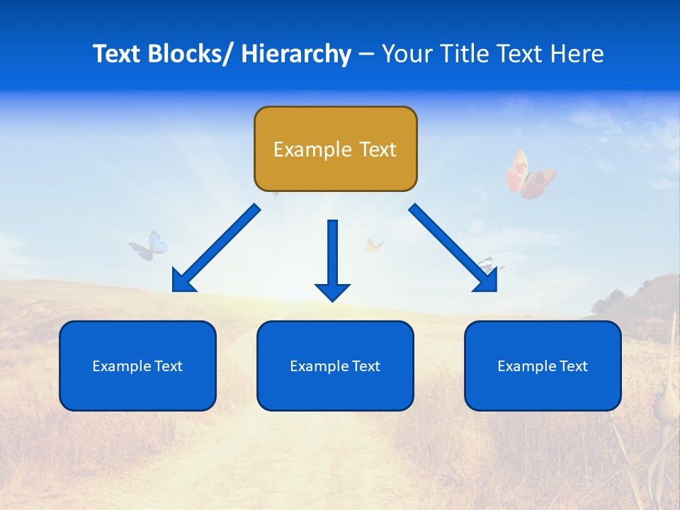 Sunset Farm Plant PowerPoint Template