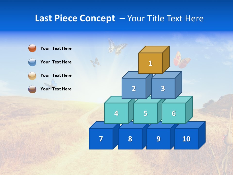 Sunset Farm Plant PowerPoint Template