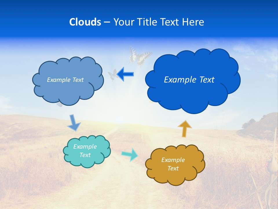 Sunset Farm Plant PowerPoint Template