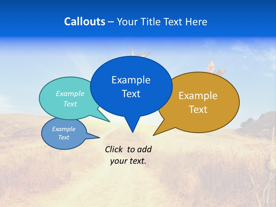Sunset Farm Plant PowerPoint Template
