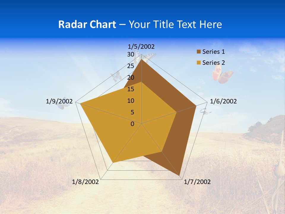 Sunset Farm Plant PowerPoint Template