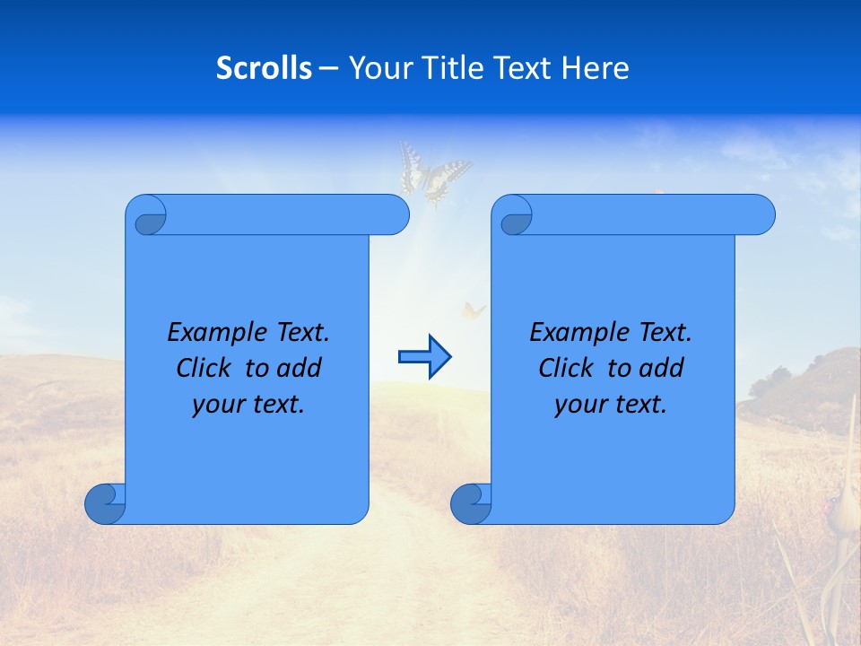 Sunset Farm Plant PowerPoint Template