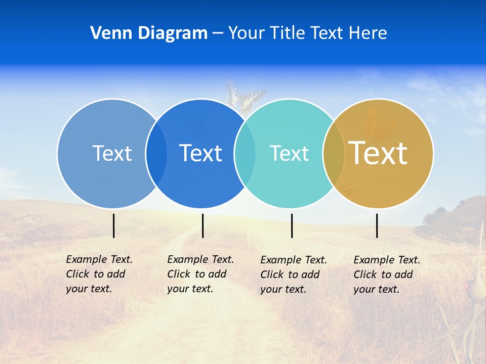 Sunset Farm Plant PowerPoint Template