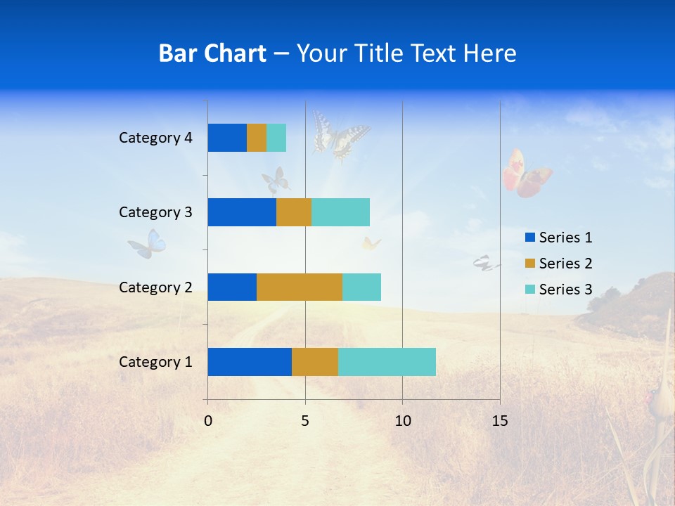 Sunset Farm Plant PowerPoint Template