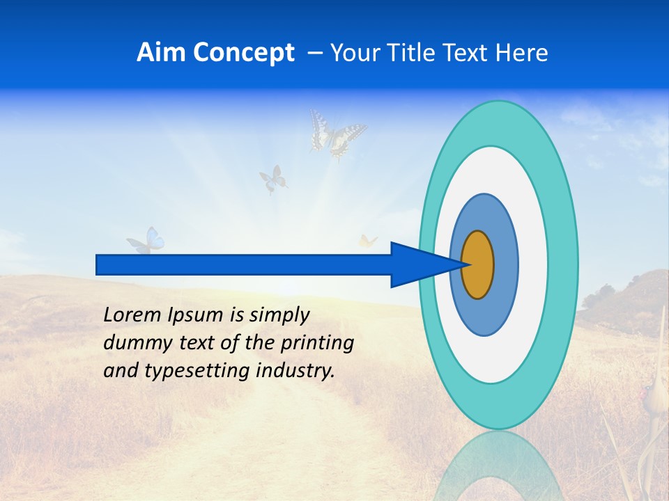 Sunset Farm Plant PowerPoint Template