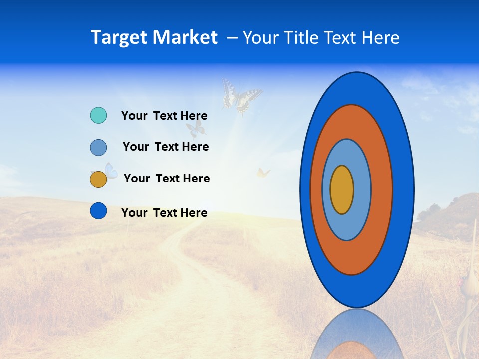 Sunset Farm Plant PowerPoint Template