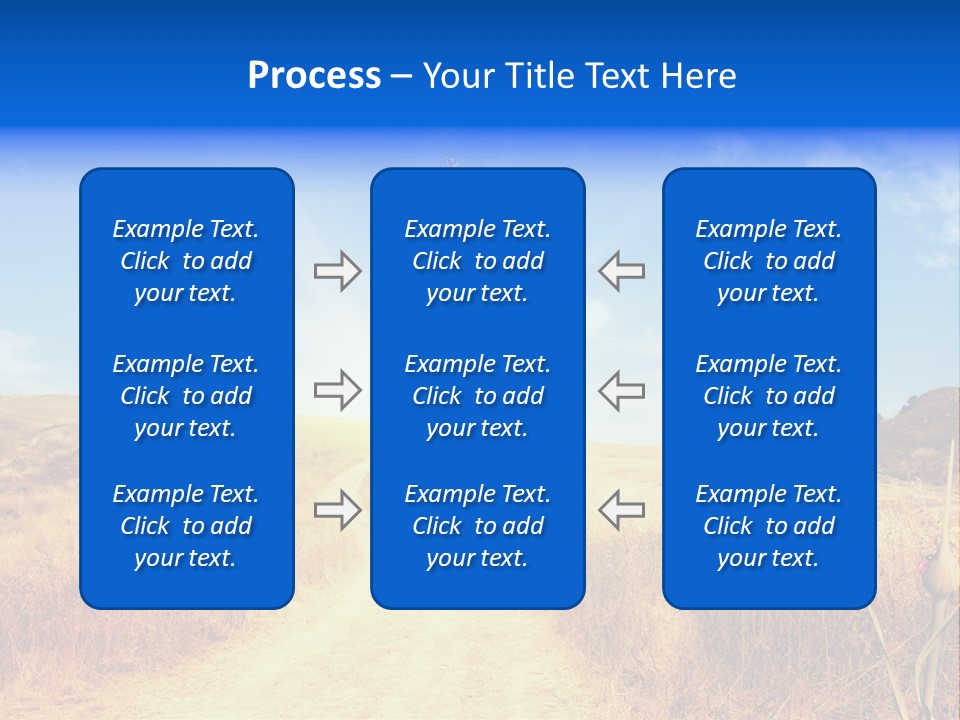 Sunset Farm Plant PowerPoint Template