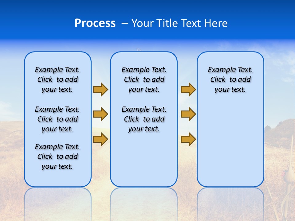 Sunset Farm Plant PowerPoint Template