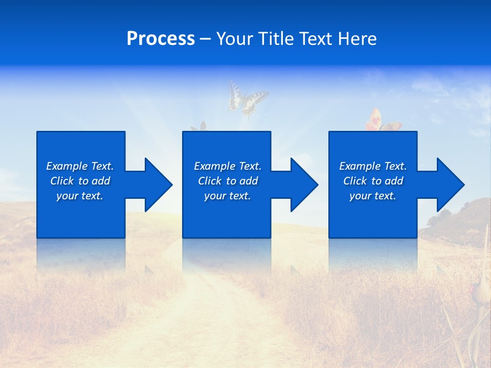 Sunset Farm Plant PowerPoint Template