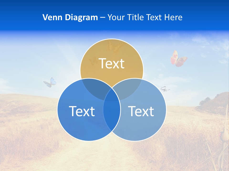 Sunset Farm Plant PowerPoint Template