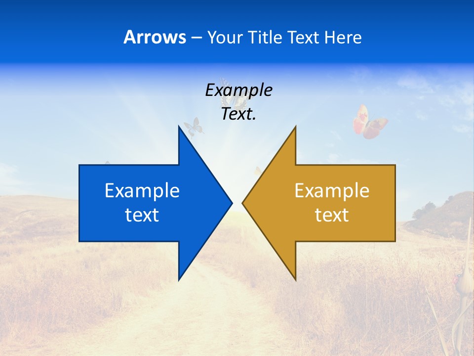 Sunset Farm Plant PowerPoint Template