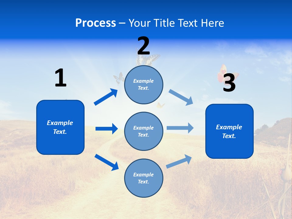 Sunset Farm Plant PowerPoint Template