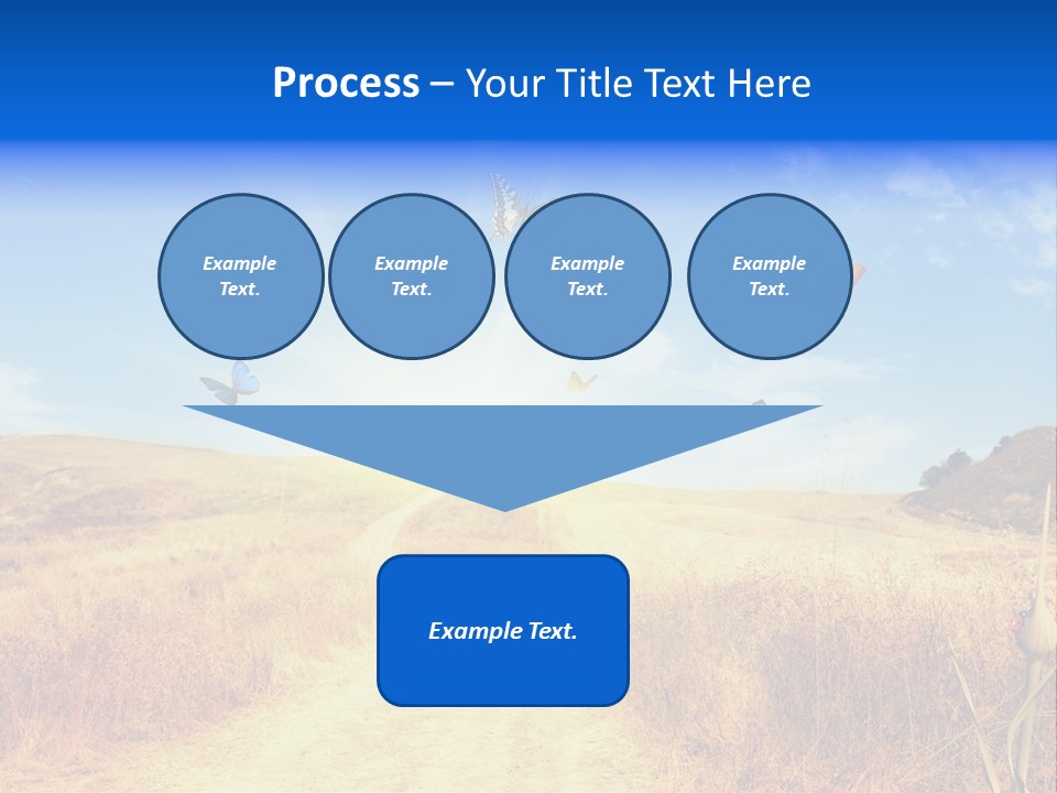 Sunset Farm Plant PowerPoint Template