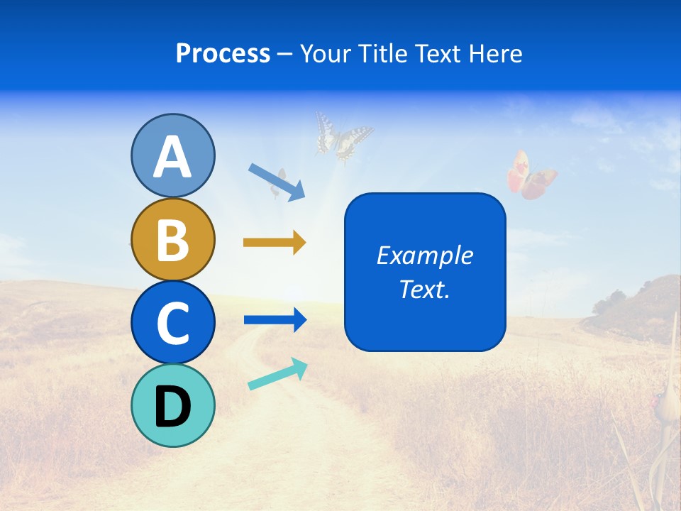 Sunset Farm Plant PowerPoint Template