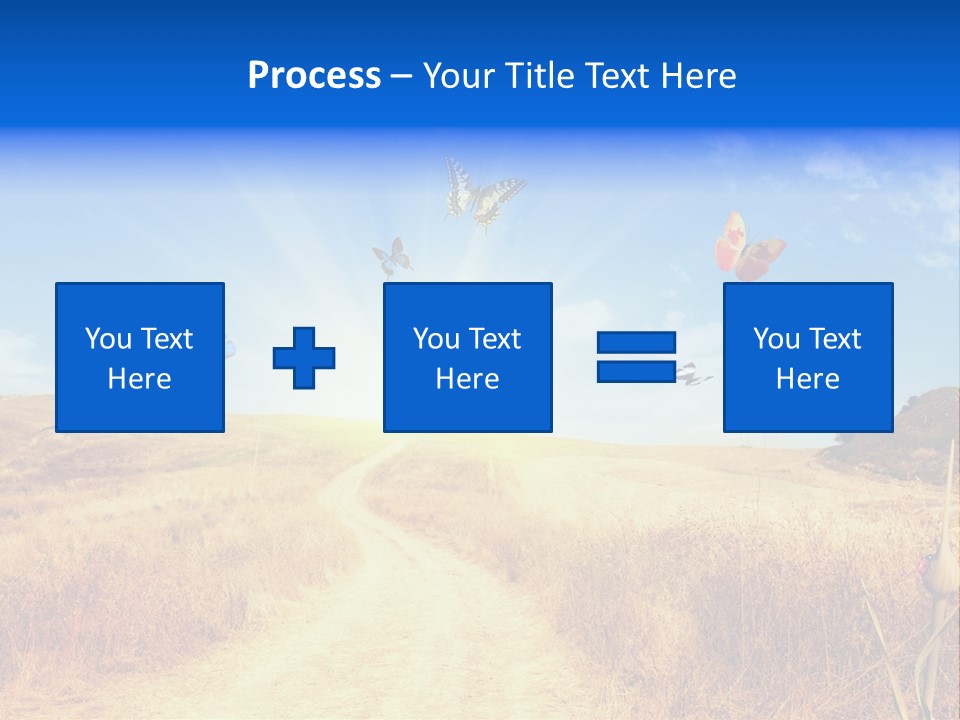 Sunset Farm Plant PowerPoint Template