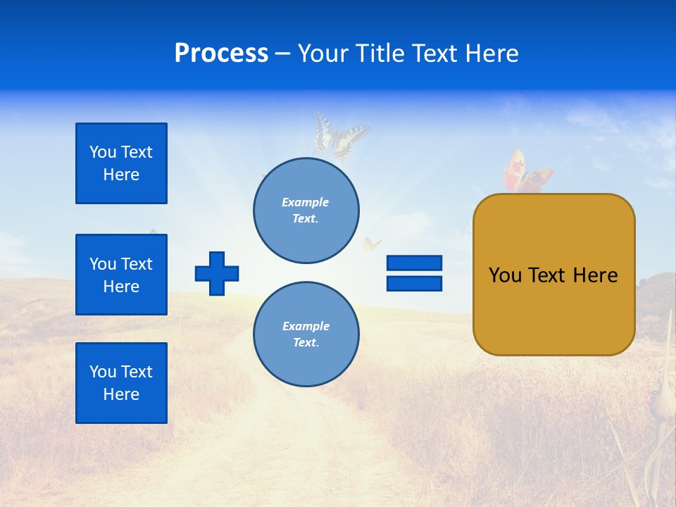 Sunset Farm Plant PowerPoint Template