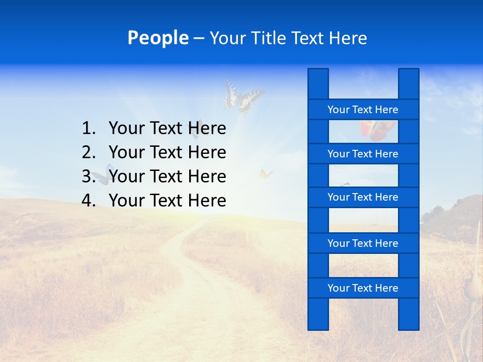 Sunset Farm Plant PowerPoint Template