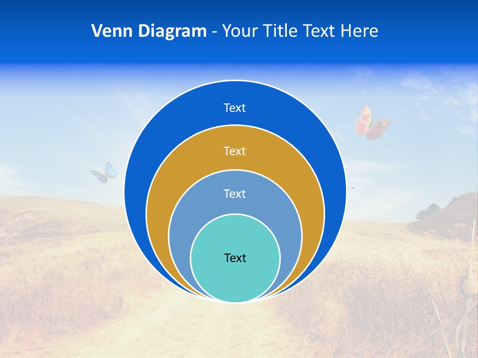 Sunset Farm Plant PowerPoint Template