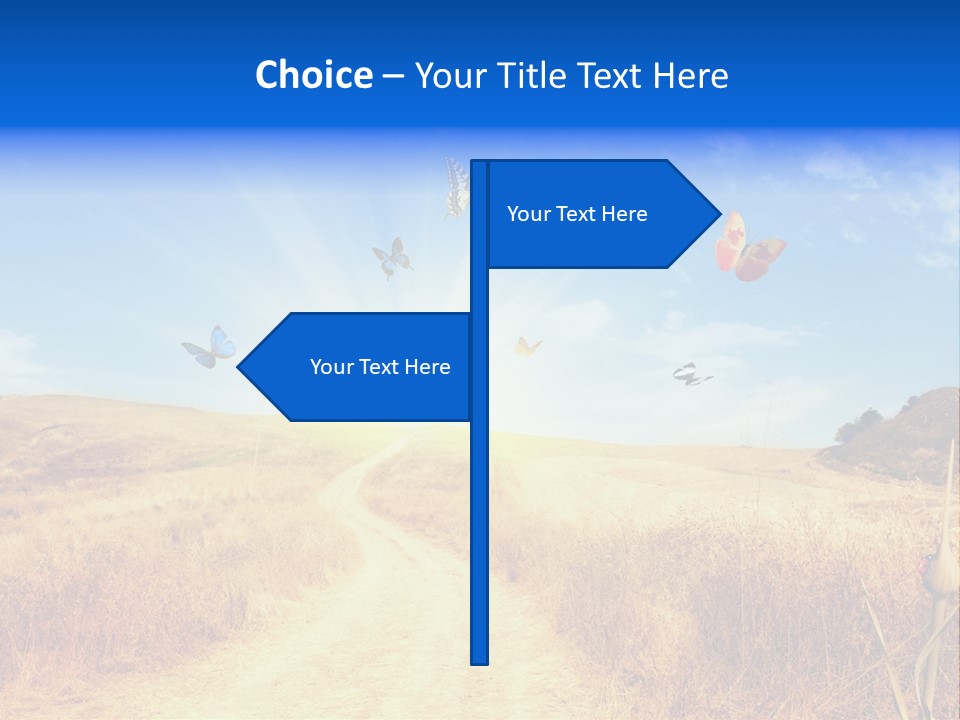 Sunset Farm Plant PowerPoint Template